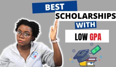 low gpa scholarship