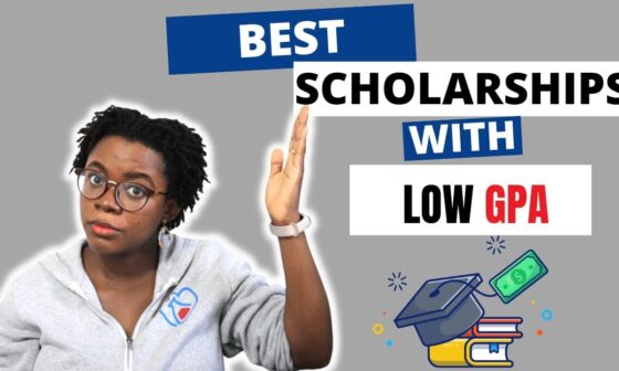 low gpa scholarship